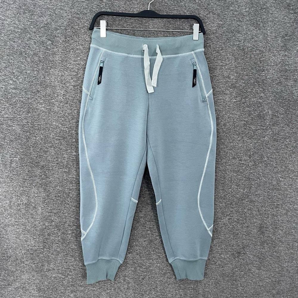 Athleta Allyson‎ Felix Jogger Pants Womens XSP Petite Blue Zip Pockets Stretch